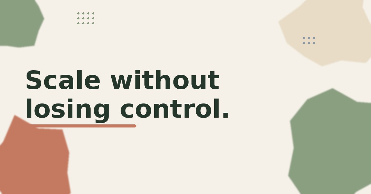 Scale Without Losing Control: The Fractional Team System