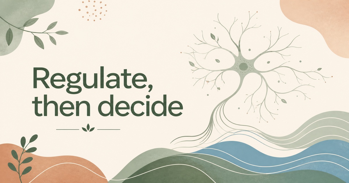 The Nervous System Behind Your Best Decisions